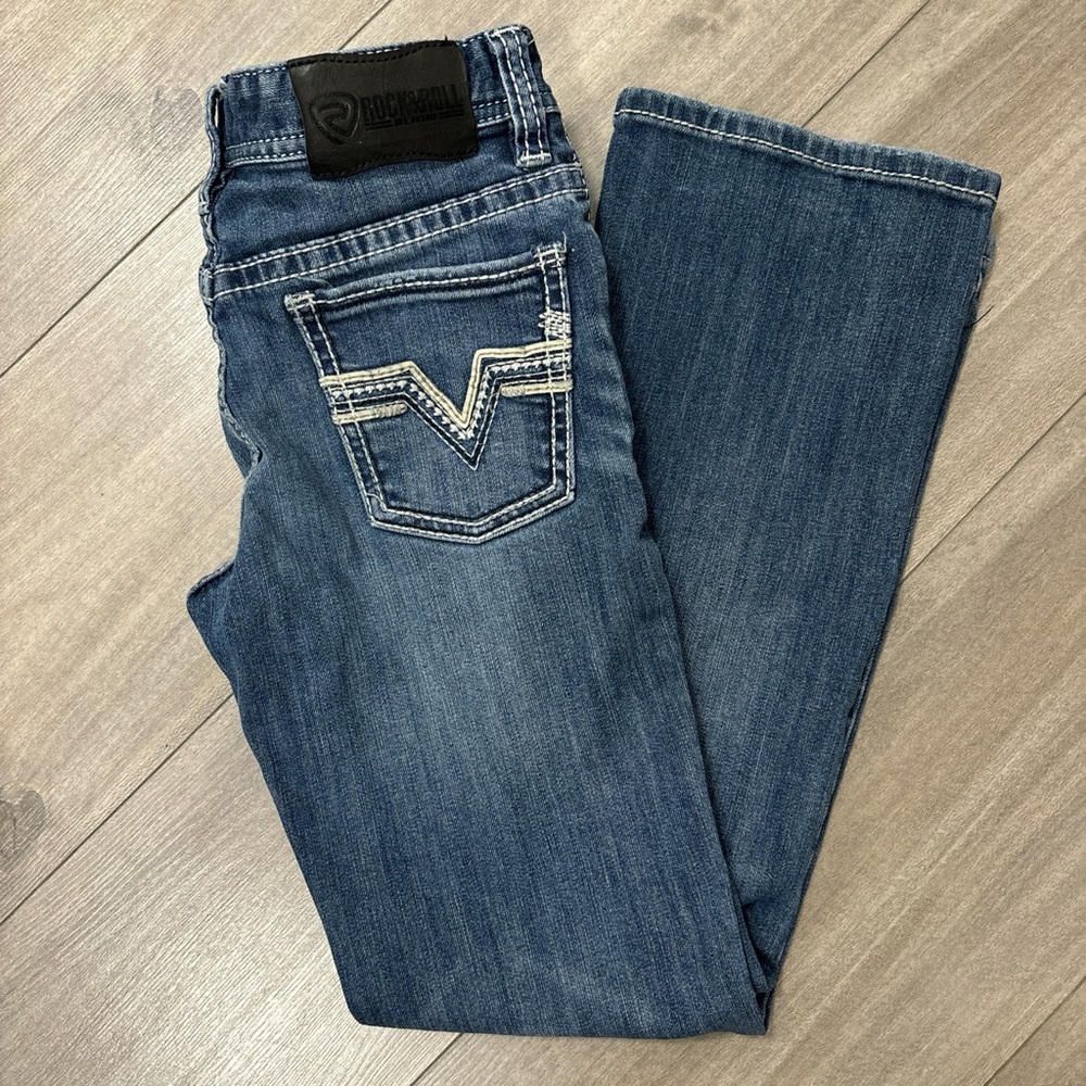 Blue Bootcut Jeans with Classic Style